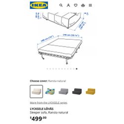 Ikea Lovas Folding Couch Bed 