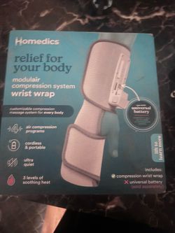 Homedics Modulair Compression System Wrist, Knee, and Foot Wraps