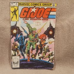G.I. JOE A REAL AMERICAN HERO #4 (1982) COMIC BOOK MARVEL SNAKE EYES DUKE SCARLET COBRA STORM SHADOW