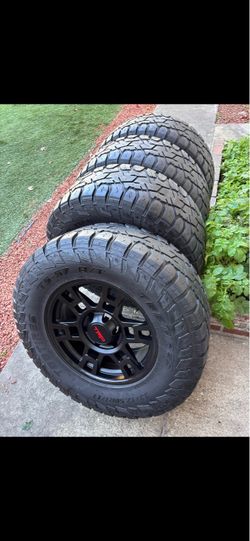 TRD pro new rims used tires Tacoma 4Runner