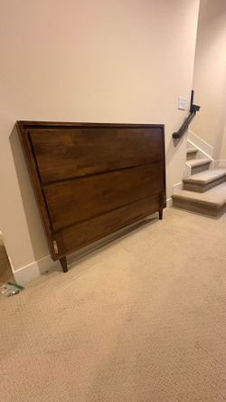 Queen bed frame and headboard