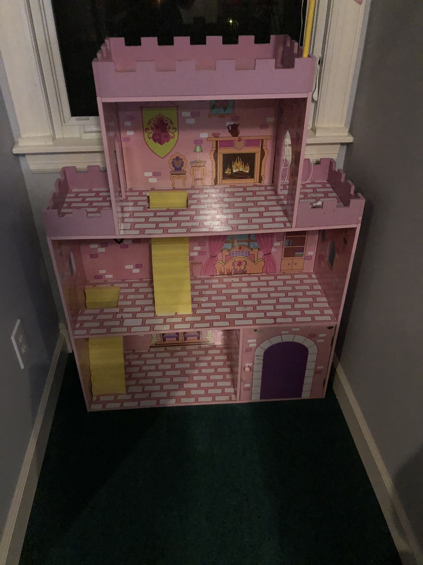 Wooden Barbie house