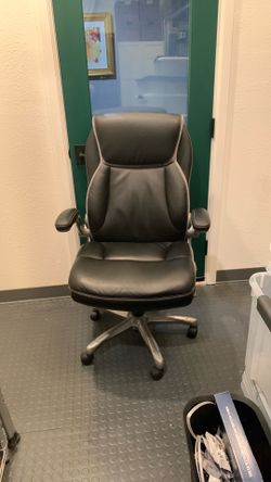 Executive leather office chair
