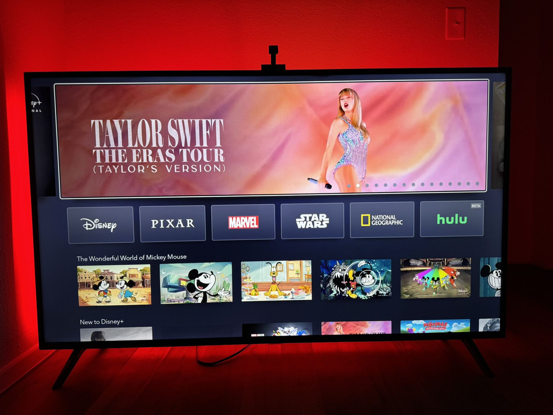 65 Inch TCL Roku TV With LED Lights