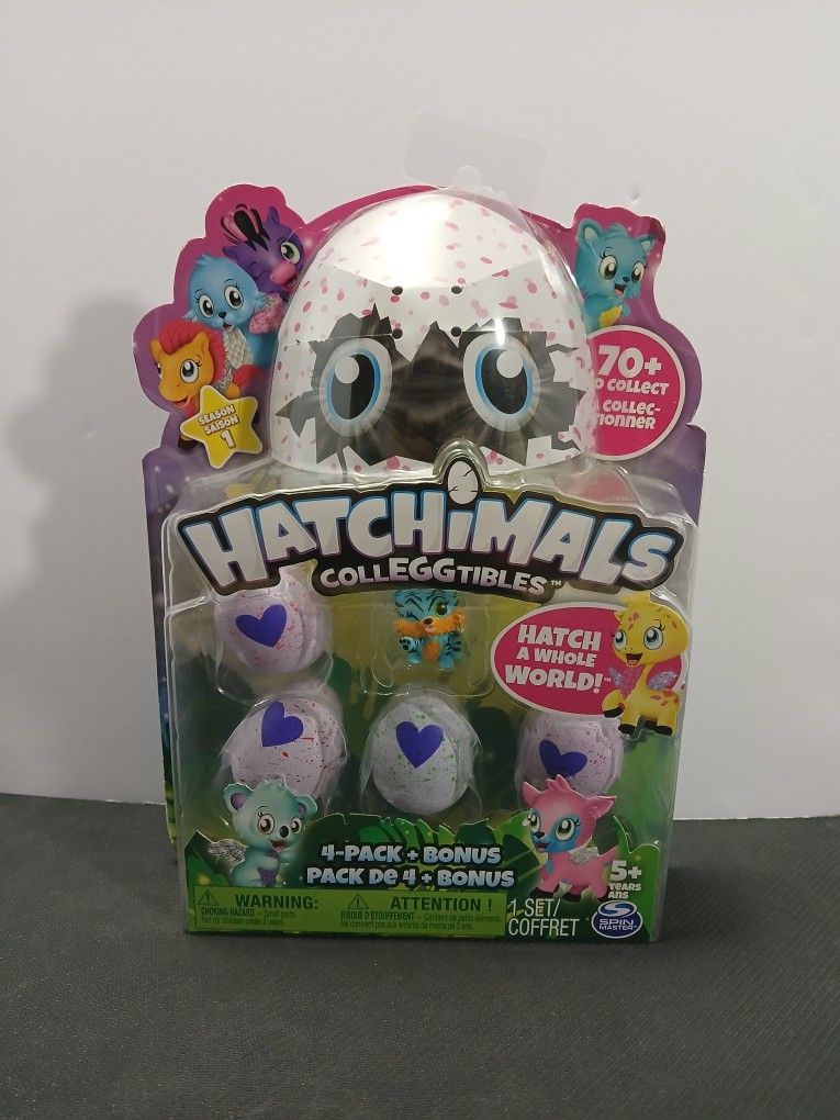 Hatchimals Colleggtibles 4-pack Bonus From Season 1 by Spin Master