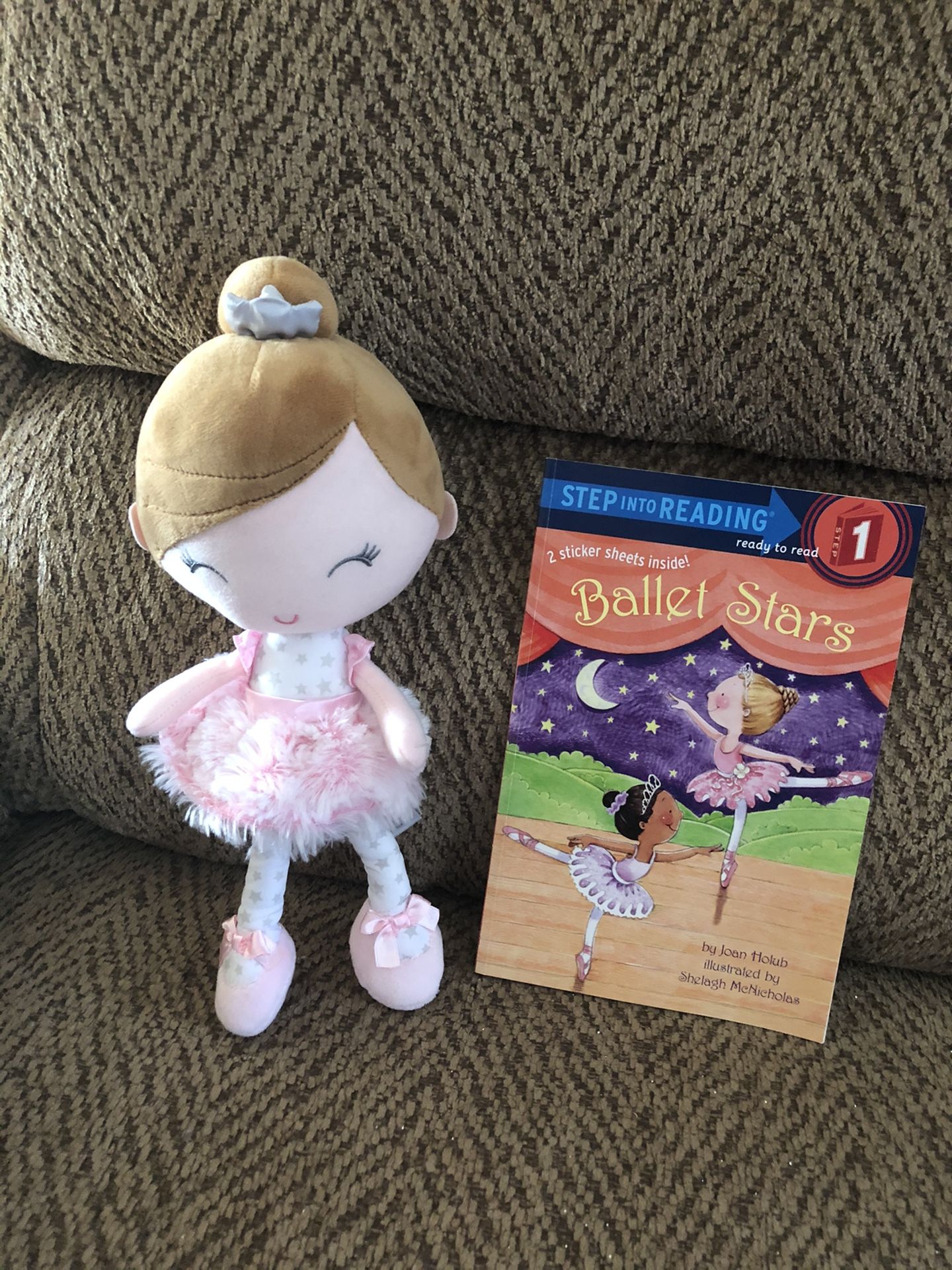 Ballet Plush Doll With Ballet Book