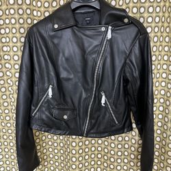 Ladies Leather Jacket By Express 