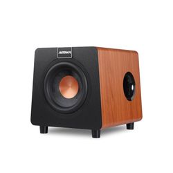 AIYIMA 800X 8 Inch Powered Subwoofer, Incredibly Deep Bass and Powered Subwoofer Woofer Speaker Amplifier for Home Theater,RCA/AUX/LFE inputs