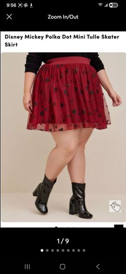 Disney/Torrid Mickey & Stars Skater Skirt