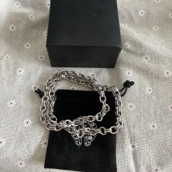 Paper Chain CH Necklace 