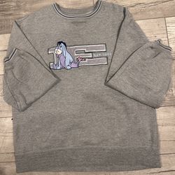 Disney Embroidered Eyore Sweatshirt 