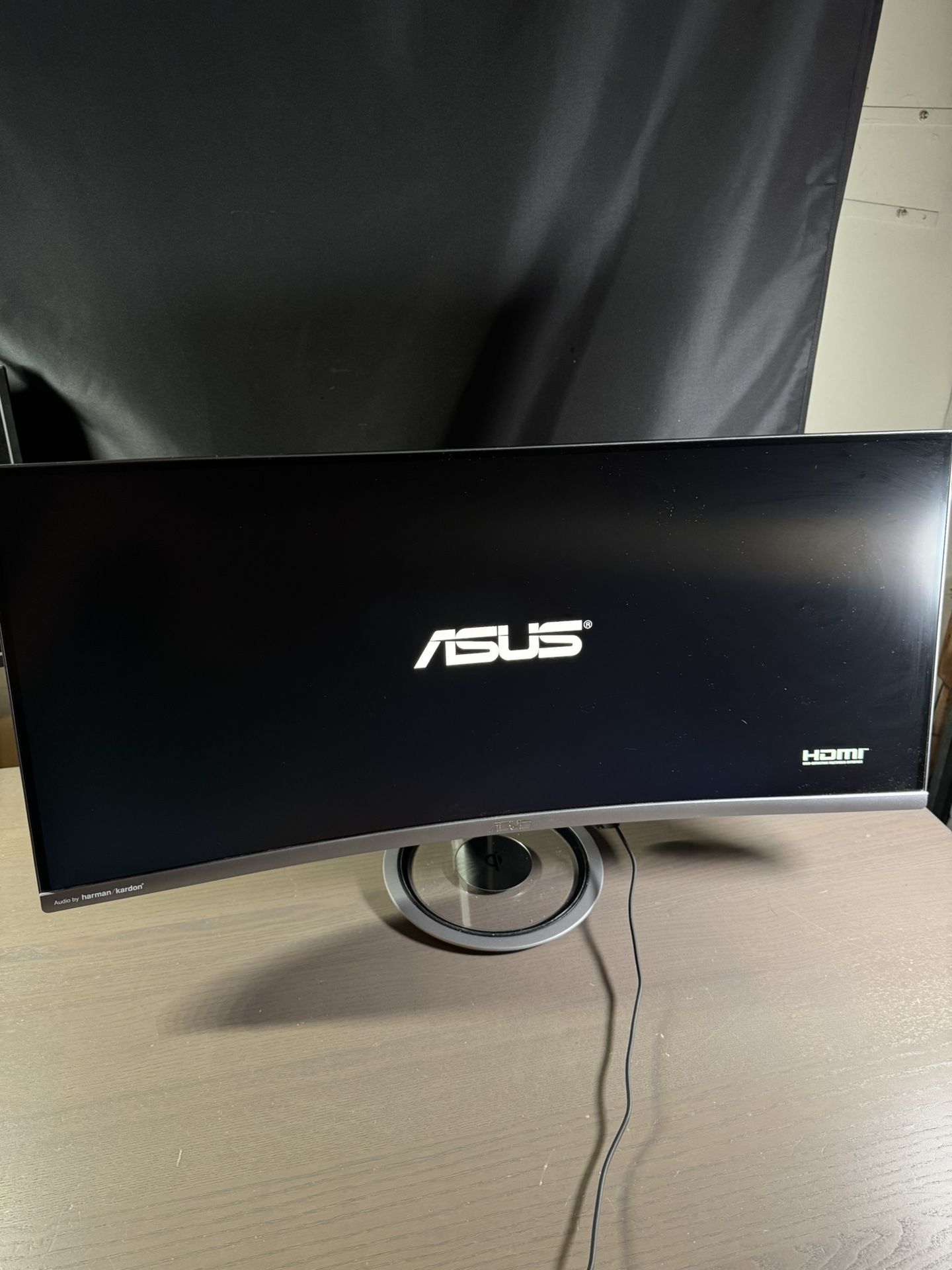 Asus Designo Curve MX34VQ 34 Inch Ultra Wide Monitor 3440 X 1440P, 100 HZ W FREESYNC
