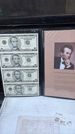 Star five dollar bills