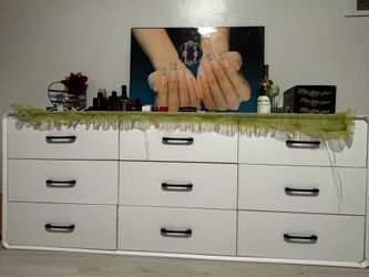 White dresser