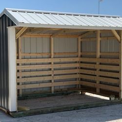 8x12 Run-in Shed | Goat Shelter | Financing Available