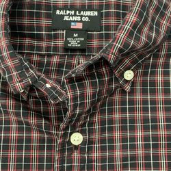 Ralph Lauren Jeans Co. Men’s Size M Casual LS Shirt.( 100 % Cotton)