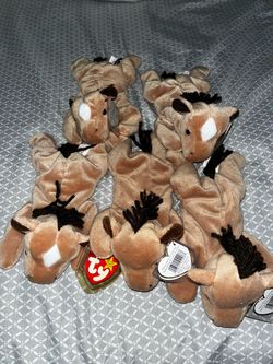 5x Beanie Babies Derby  Horses
