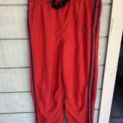 Men’s Vintage Abercrombie Nylon Windbreaker pants Medium 