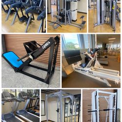 Power Racks, Squat Racks, Leg Press, Dumbbell , Olympic Weight Plates, Bench, Bars, Functional Trainers- Commercial & Home Gym