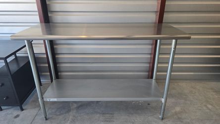 Commercial Stainless Steel Table 60" x 24"