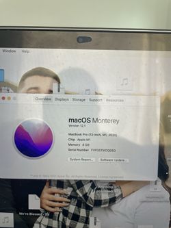 MacBook Pro 13 Inch 2020 M1 Chip 8Gb