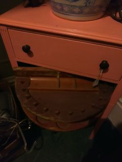 Vintage sewing stand