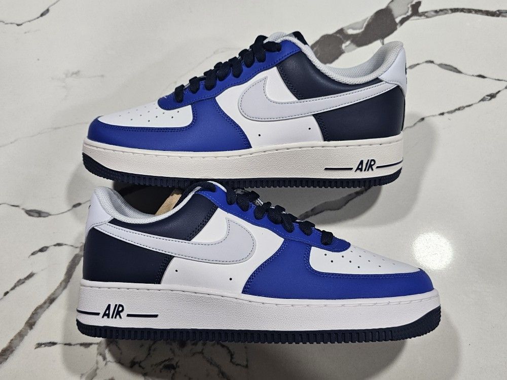 Nike Air Force 1 Low 07' Game Royal Navy Size 9