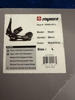 New Inbox Snowboarding Bindings