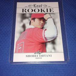 Shohei Ohtani Draft Rookie Baseball Card 2018 Leaf #DS-01