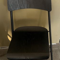 IKEA Franklin bar stool with back rest black