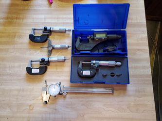 Fowler ,starret ,Pittsburgh calipers, Micrometer, depth