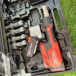 RP 351 ProPress Inline Standard Press Tool Kit (Includes Case + 2, 18V Lio-Ion Batteries + Charger + 6 Press Tool Jaws