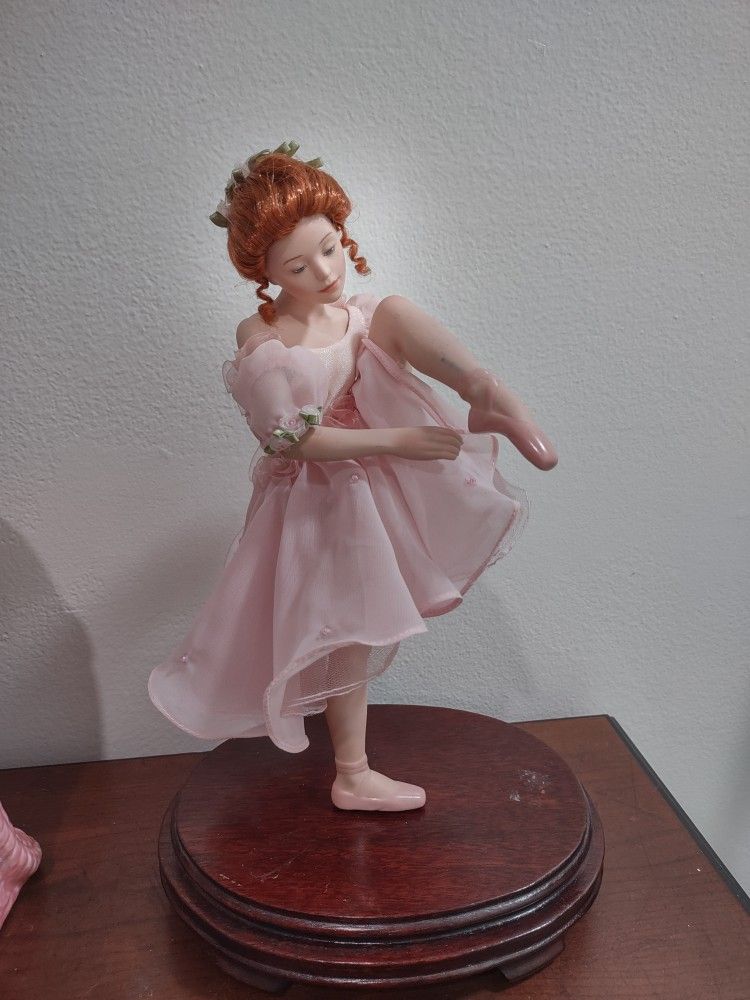 Rare Vintage Ashton Drake Ballerina Clarice Dress Rehearsal Porcelain Doll, Ballet Dancer Collectible Figurine