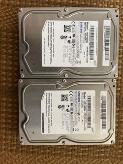 2X1TB Samsung 7200rpm SATA Hard Drives