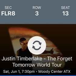 Justin Timberlake June 1 Austin Tickets