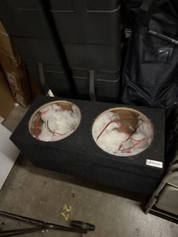 Subwoofer Box 2x15’s $80