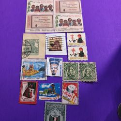 #1547, VINTAGE MIX STAMPS, 1959,1958, 1980, 1936, 1972
