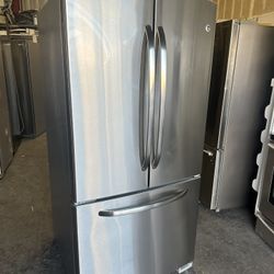 GE® ENERGY STAR® 22.0 Cu. Ft. French-Door Refrigerator with icemaker can deliver  The perfect size luxury fridge for anyone with limited space Dimensi