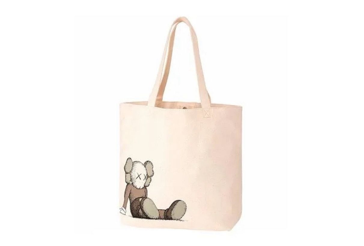 KAWS X UNIQLO HOLIDAY TOTE BAG,All Products : American Fashion Style Bags On Sale