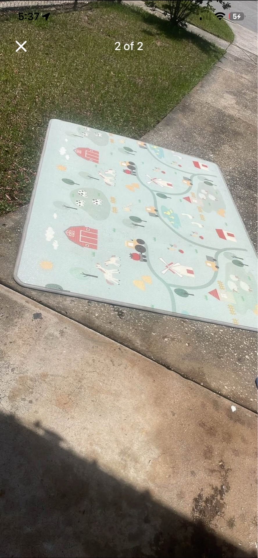 Big toddler play mat