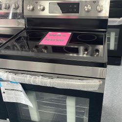 New Midea Glass Top Stainless Steel Range. 1 Year Manufacturing Warranty 
