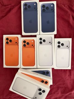 Apple iPhone 17 pro max $1330 or 17 pro $1210 unlocked new sealed
