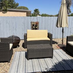 4 Piece Outdoor Furniture Set