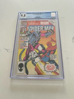Web of Spider-Man #17 (Marvel Comics August 1986)CGC Graded 9.8 White Pages