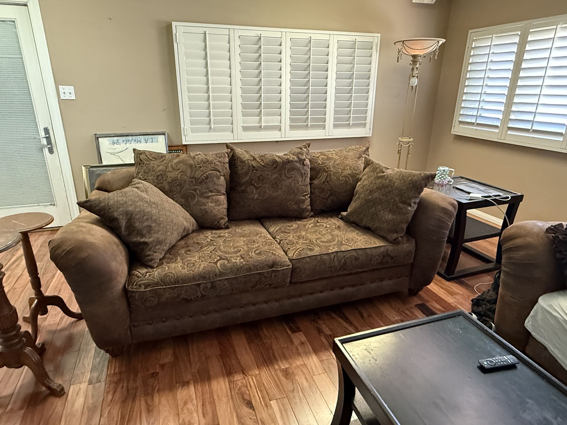 2 Matching Sofas 90Lx49Dx19H”