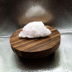 Natural White Quartz Crystal Cluster Geode Druzy (rs0001)