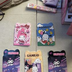 Sanrio Character Notebools Pack Of 5 