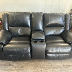 Leather Electric Reclining Loveseat – $200 (Great Condition)