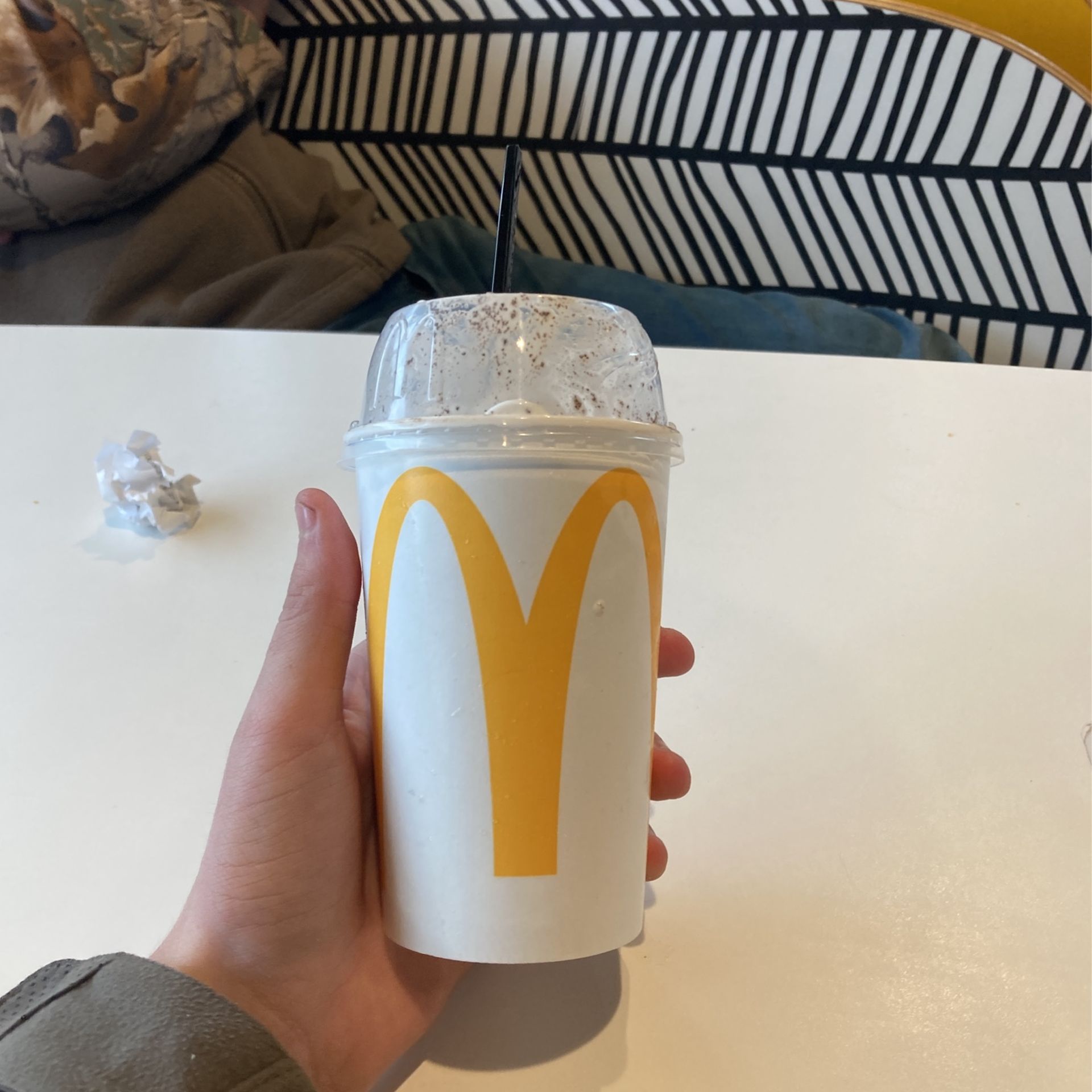 Slightly used oreo mcflurry