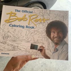Bob Ross Coloring Book